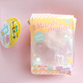 Transparent Dust-proof Storage Pvc Yellow Marsh Mallow Doll Bag